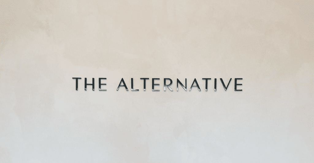 The Alternative signage