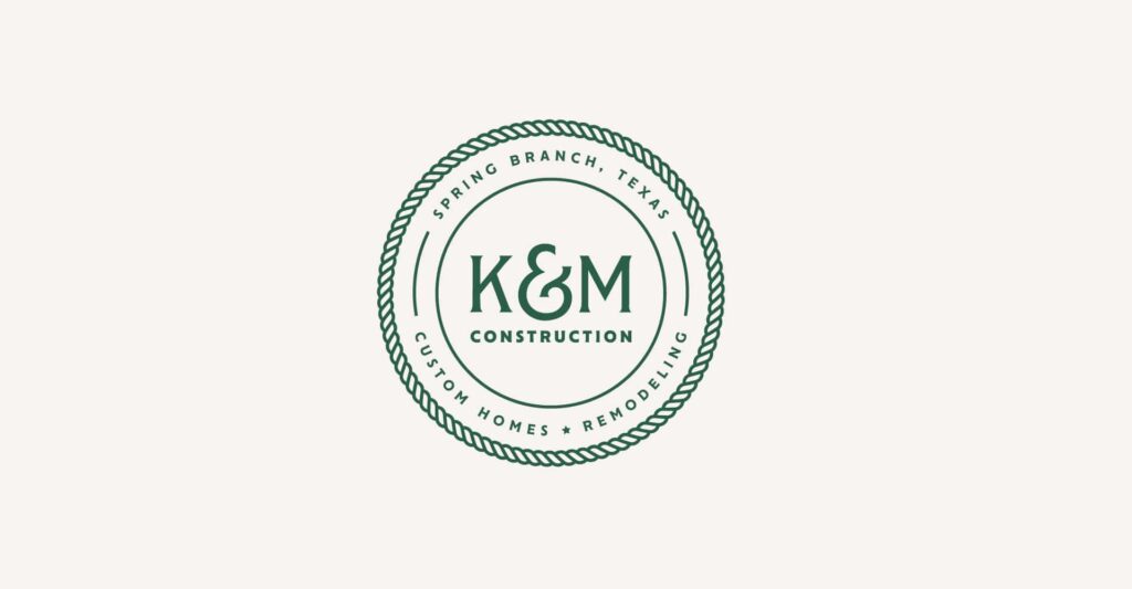 K&M Construction logo
